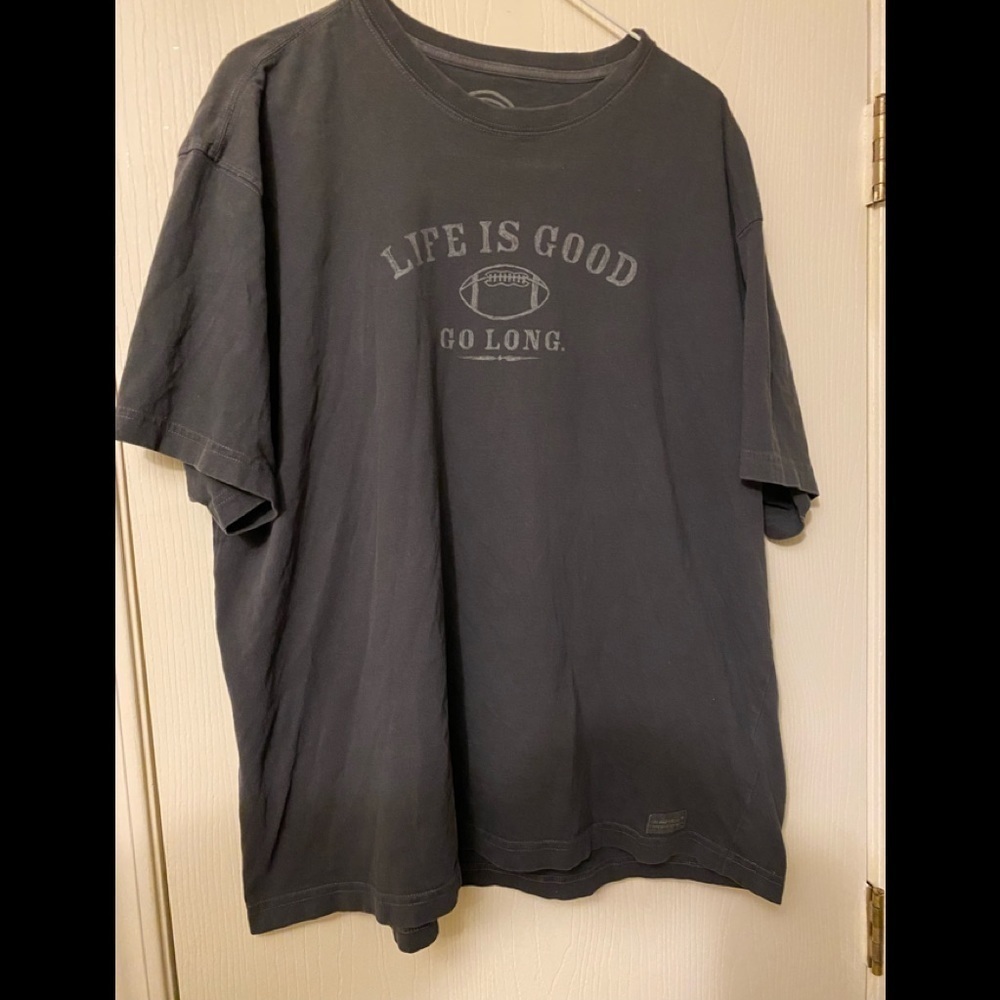 Life is good go long all cotton tee XL